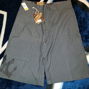 MICROS STRIPED SHORTS 34